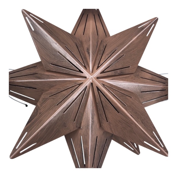 Hearth & Hand by Magnolia Antique Copper Metal Star Christmas Tree Topper🎄🌟 - Picture 4 of 5